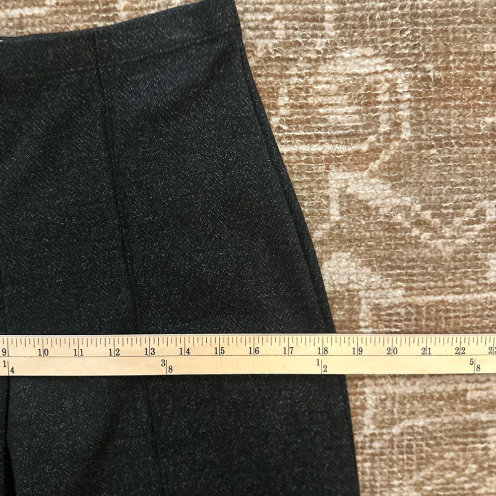 Max Studio Black Textured Wide-Leg Women's Pants - Picture 4 of 8